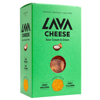 Lava Cheese Sour Cream & Onion, Lava Cheese, 60g