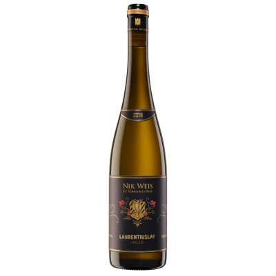 Riesling Laurentiuslay Auslese Goldkapsel Grosse Lage schwarz 2015, Nik Weis, Mosel, 0,75l