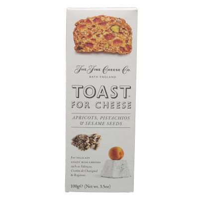 Toast for Cheese - Apricots, Pistachios & Sesame Seeds, The Fine Cheese Co., 100g