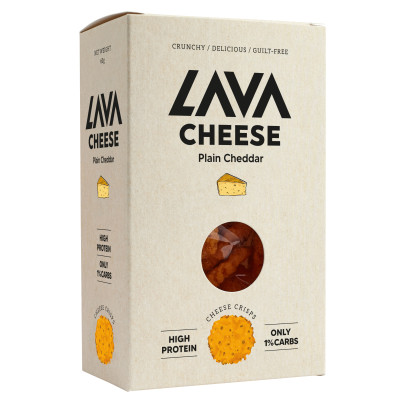Lava Cheese Plain Cheddar, Lava Cheese, 60g