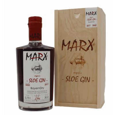 MARX -ORGANIC- SLOE GIN, BAYERNDRY, Wilhelm Marx, 700ml