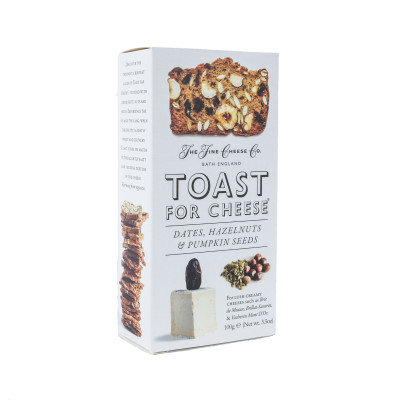 Toast for Cheese - Dates, Hazelnuts & Pumpkin Seeds, The Fine Cheese Co., 100g