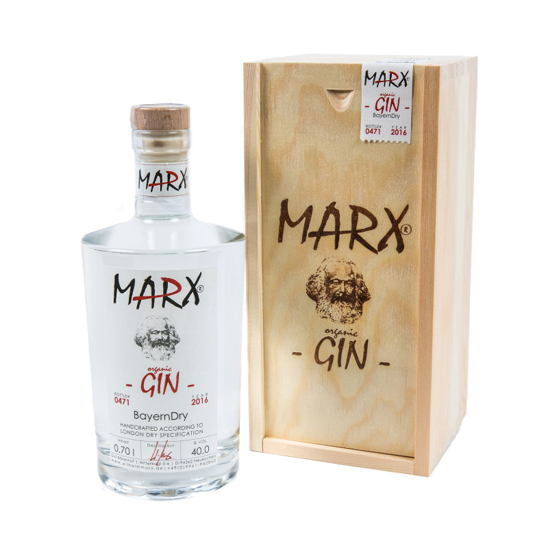 MARX -ORGANIC- GIN, BAYERNDRY, Wilhelm Marx, 700ml